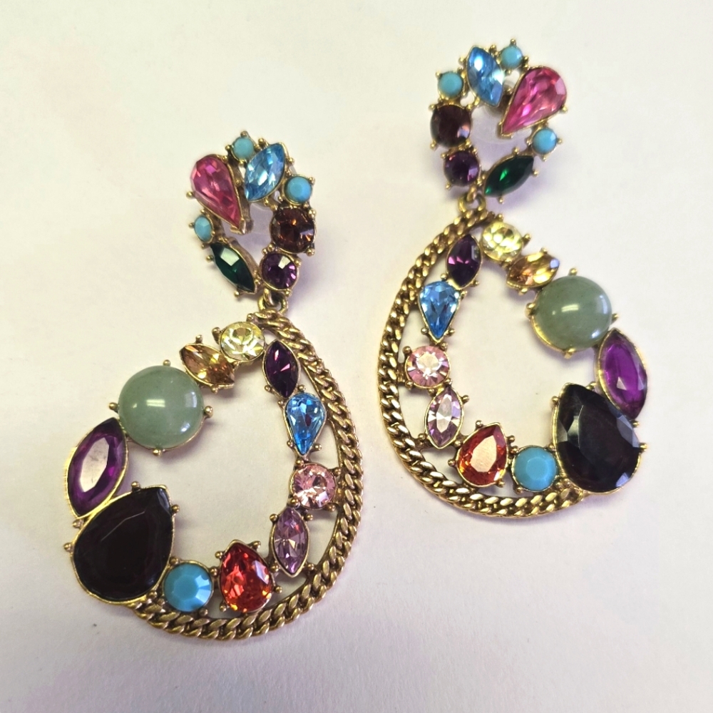 VINTAGE CAROLEE LUX Colorful Gemstones